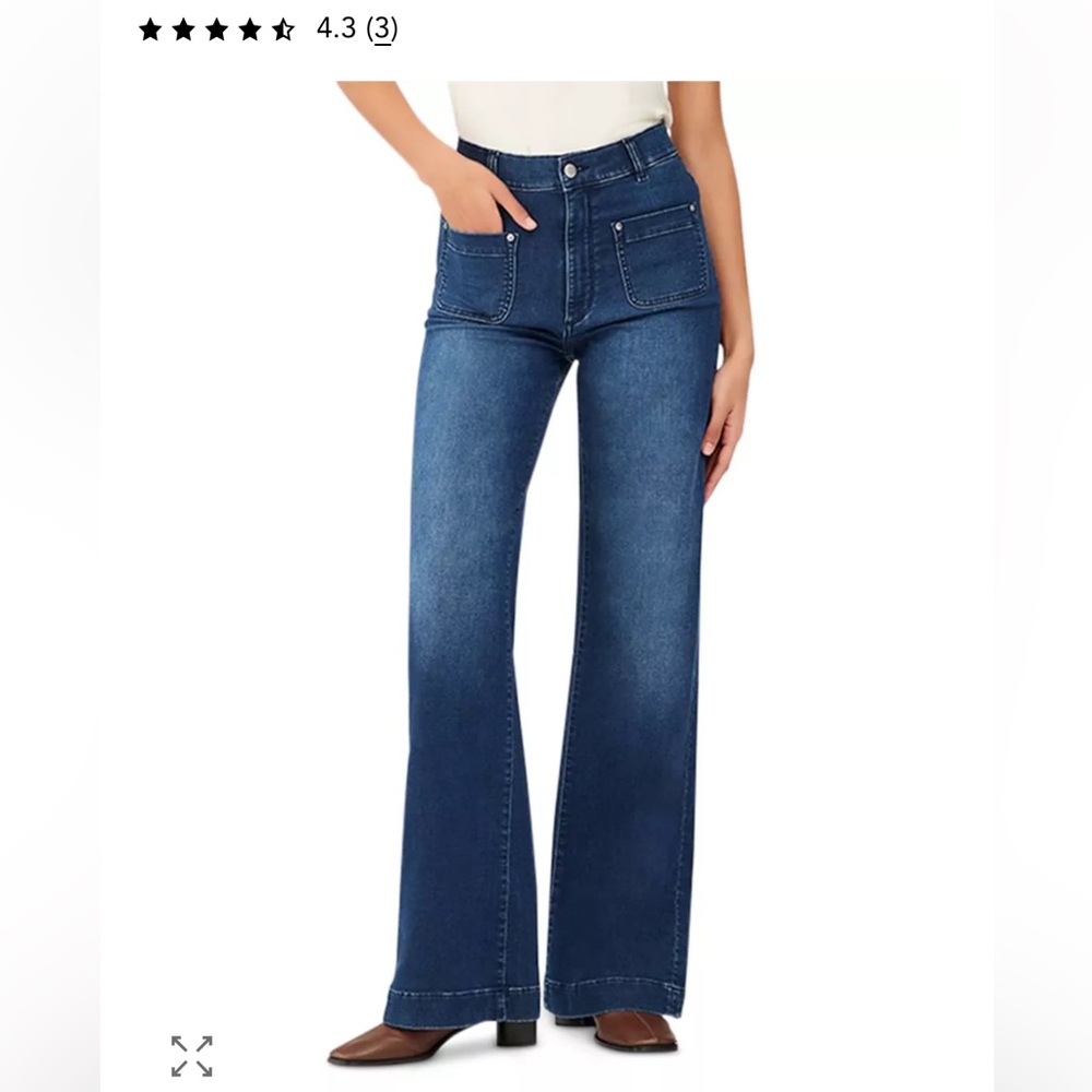 DL1961 Hepburn Dark Blue Flare Jeans